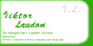 viktor laudon business card